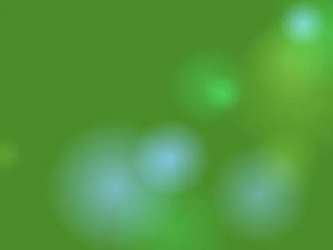 Abstract Soft Green Bokeh Background with Pale Blue Glowing Out of Focus Li.. イラスト素材