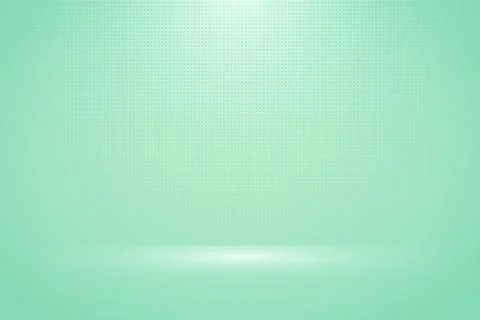 Abstract soft green mint mock up display background with halftone decoration イラスト素材