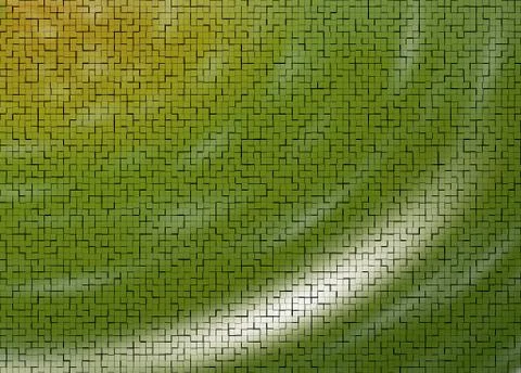 Abstract soft green tiled background Illustrazione stock