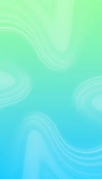 Abstract Soft Liquid Waves Background in Mint Green and Sky Blue Stock Illustration