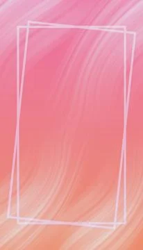 Abstract Soft Liquid Waves Background with Geometric Line Frame イラスト素材