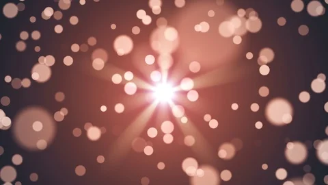 Abstract soft moving blinking circle background with star shine animation lights Video stock 91865490