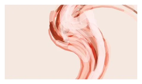 Abstract soft orange motion light waves background with flowing lines and s.. Stock Illustration