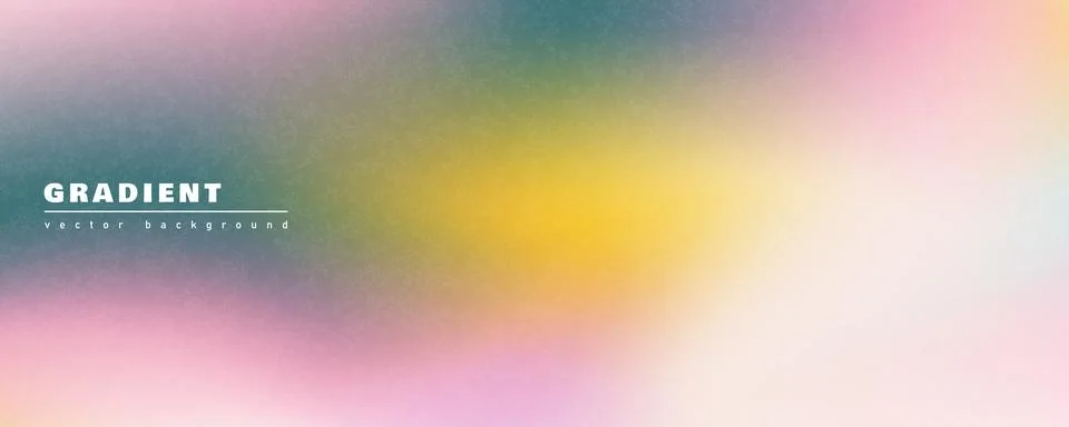 Abstract soft pastel gradient background with a subtle noise texture. Colorful Stock Illustration