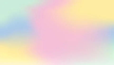 Abstract soft pastel gradient background with pink yellow blue and green colors. Stock Illustration