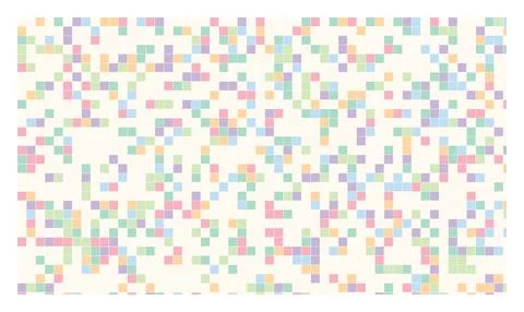 Abstract soft pastel pixel mosaic pattern for light and colorful creative b.. 스톡 일러스트