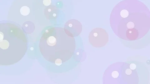 Abstract soft pastel purple bubble background with translucent overlapping .. Stock Illustration