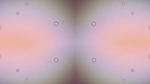Abstract Soft Pastel Symmetrical Waves and Glowing Nodes Stock Footage 333695567