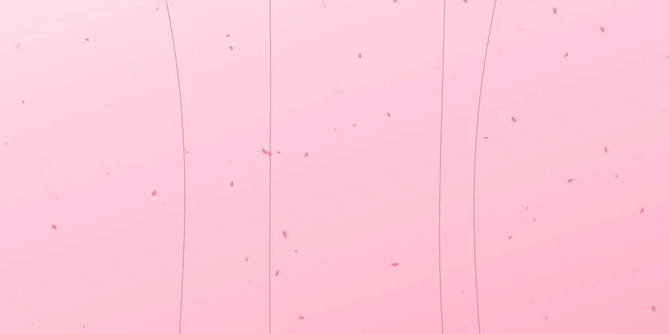 Abstract soft pink background with small floating particles Illustrazione stock