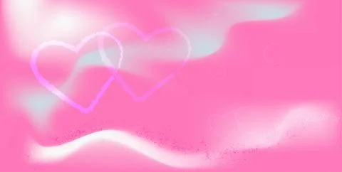 Abstract soft pink background with smooth gradient waves, sparkles and outl.. Stock Photos