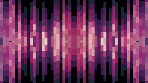 Abstract soft pink color moving vertical pixel block background animation New Stock Footage 84193697