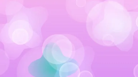 Abstract Soft Pink Purple Gradient Bubbles Bokeh Background Stock Footage 331345612