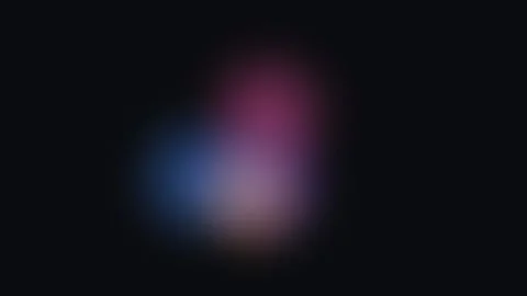 Abstract soft purple and blue light glow against a deep black background Видео 338310827