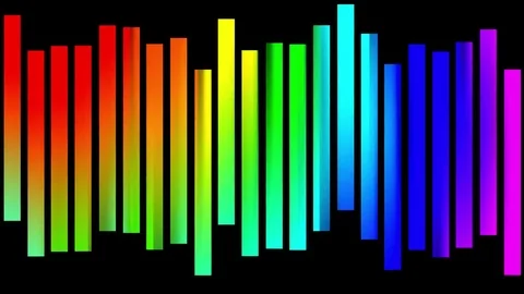 Abstract soft rainbow color moving block background \ New quality universal Stock Footage 79921098
