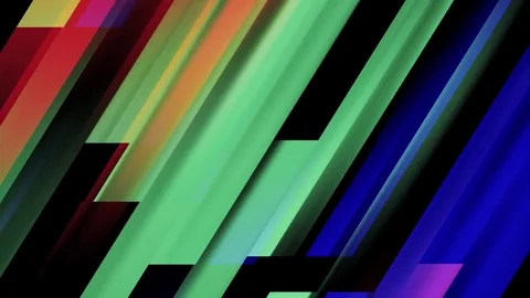 Abstract soft rainbow color moving diagonal block background New quality Stock Footage 80284353