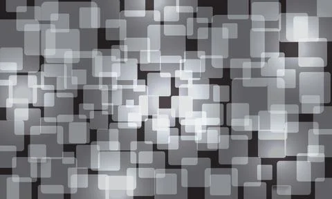 Abstract soft square pattern with dark background. bright soft glass. Stock Illustration