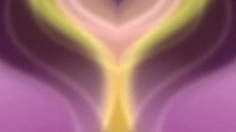 Abstract Soft Symmetrical Fluid Glow Loop Stock Footage 331549306