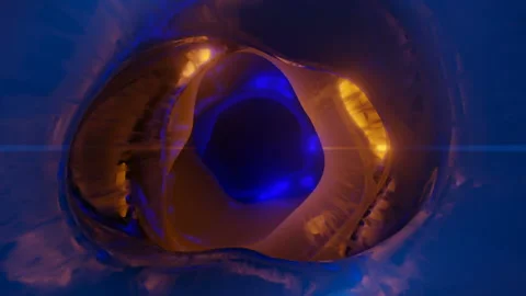 Abstract soft tunnel. Seamless loop. Stock Footage 131317341