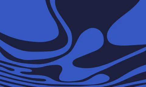 Abstract soft wave curve background wallpaper. a blue and black background .. Stock Illustration