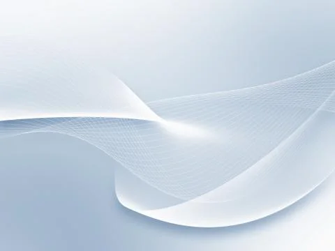 Abstract Soft Wavy Background Stock Illustration