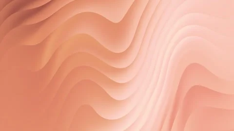 Abstract Soft Wavy Patterns in Warm Peach Tones Creating a Calming Design B.. Stock Footage 302250400