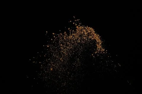 Abstract soil explosion. Stock Photos