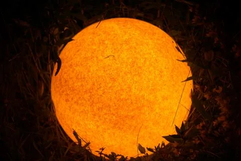 Abstract Solar Eclipse Stock Photos