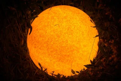 Abstract Solar Eclipse Stock Photos
