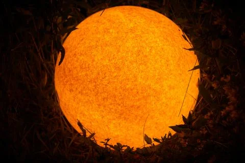 Abstract Solar Eclipse Stock Photos