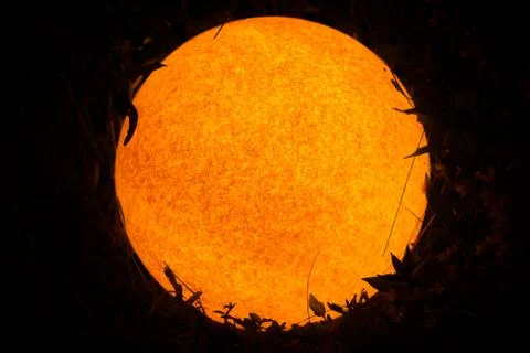 Abstract Solar Eclipse Stock Photos