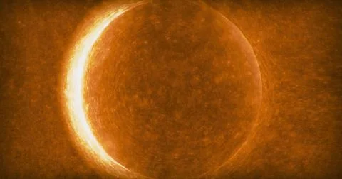 Abstract of the solar eclipse of the sun background Stock Illustration