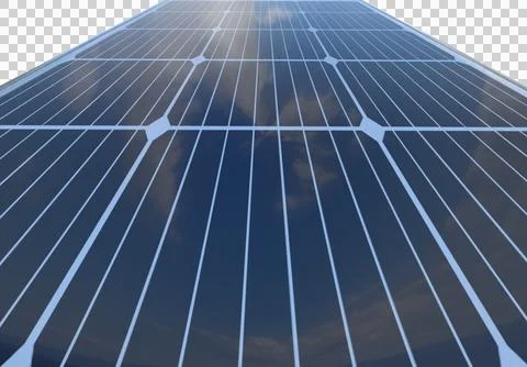 Abstract solar panels texture background, Solar panels isolated Stock Illustration