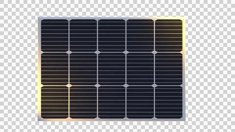 Abstract solar panels texture background, Solar panels isolated Stock Illustration