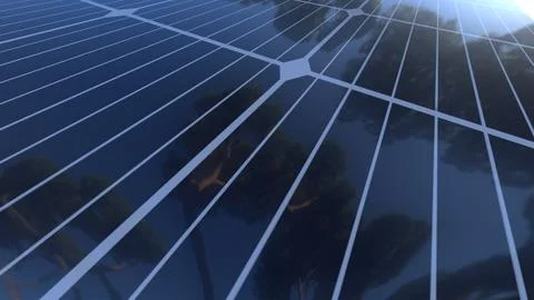 Abstract solar panels texture background, Solar panels isolated Stock Illustration