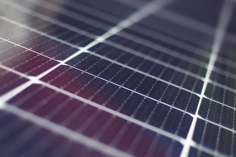 Abstract solar panels texture background. Solar panel or solar cell texture p Foto stock