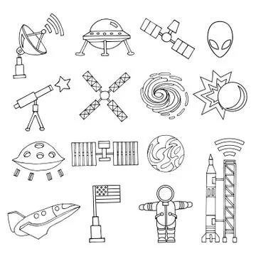 Abstract solar system. Stock Illustration