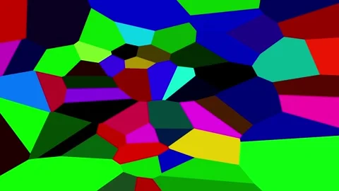 Abstract Solid Color Keep Constantly Changing Shapes Loop I Stock Footage 243886122