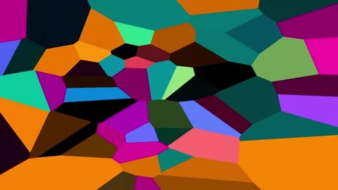 Abstract Solid Color Keep Constantly Changing Shapes Loop III Stock Footage 243886127