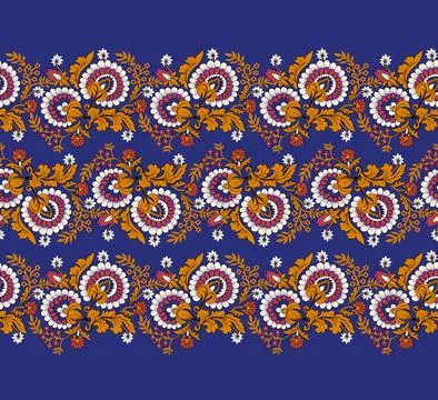 Abstract solid flowers arrangement with solid background, vector all over d.. イラスト素材