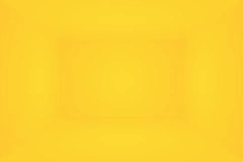 Abstract solid of shining yellow gradient studio wall room background. 3D Room. 스톡 일러스트