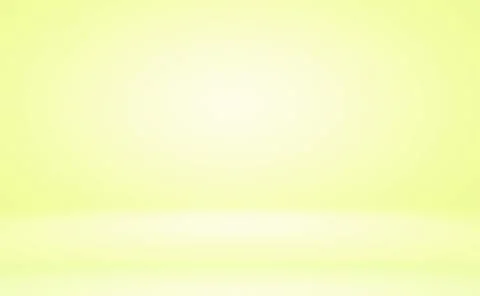 Abstract solid of shining yellow gradient studio wall room background. Stockillustratie