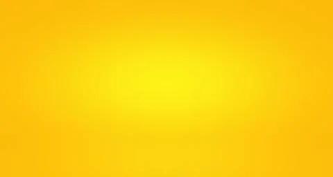 Abstract solid of shining yellow gradient studio wall room background. Stock Illustration
