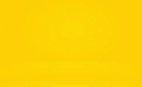 Abstract solid of shining yellow gradient studio wall room background. イラスト素材