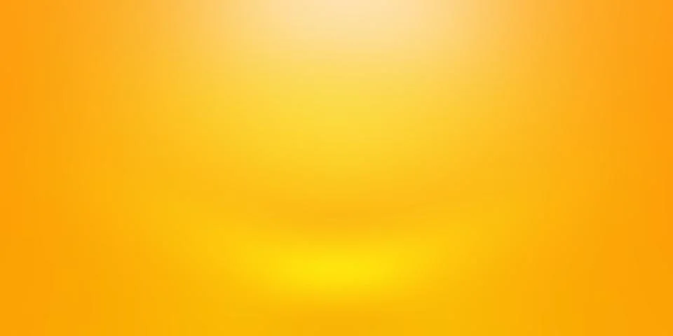 Abstract solid of shining yellow gradient studio wall room background. イラスト素材