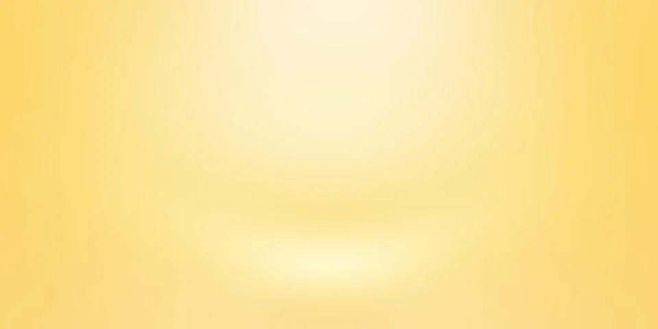 Abstract solid of shining yellow gradient studio wall room background. 스톡 일러스트