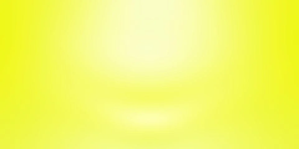 Abstract solid of shining yellow gradient studio wall room background. 스톡 일러스트