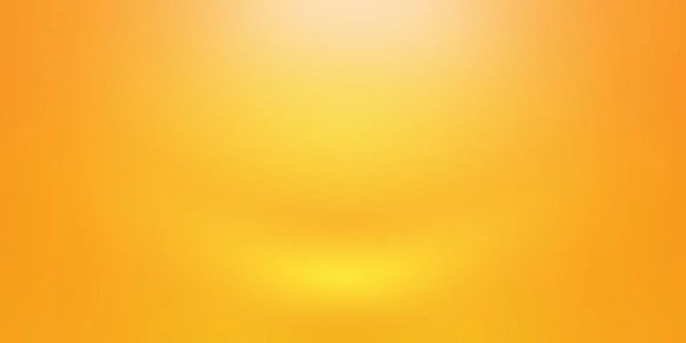 Abstract solid of shining yellow gradient studio wall room background. イラスト素材