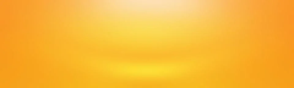 Abstract solid of shining yellow gradient studio wall room background. イラスト素材