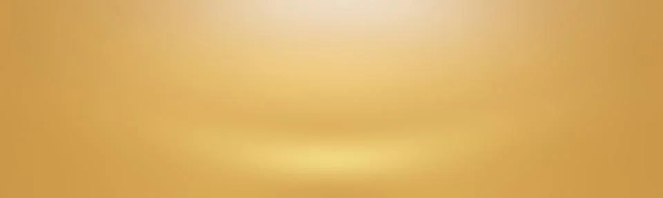 Abstract solid of shining yellow gradient studio wall room background. イラスト素材