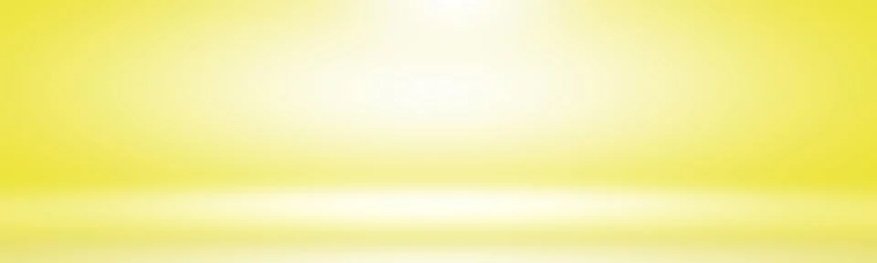 Abstract solid of shining yellow gradient studio wall room background. イラスト素材